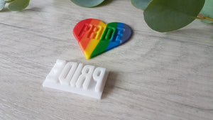 Pride Embosser Stamp | Cookie Biscuit Pottery Stamp |