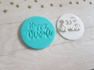 Happy Diwali Embosser Stamp | Cake Cookies Soap Pottery Stamp|
