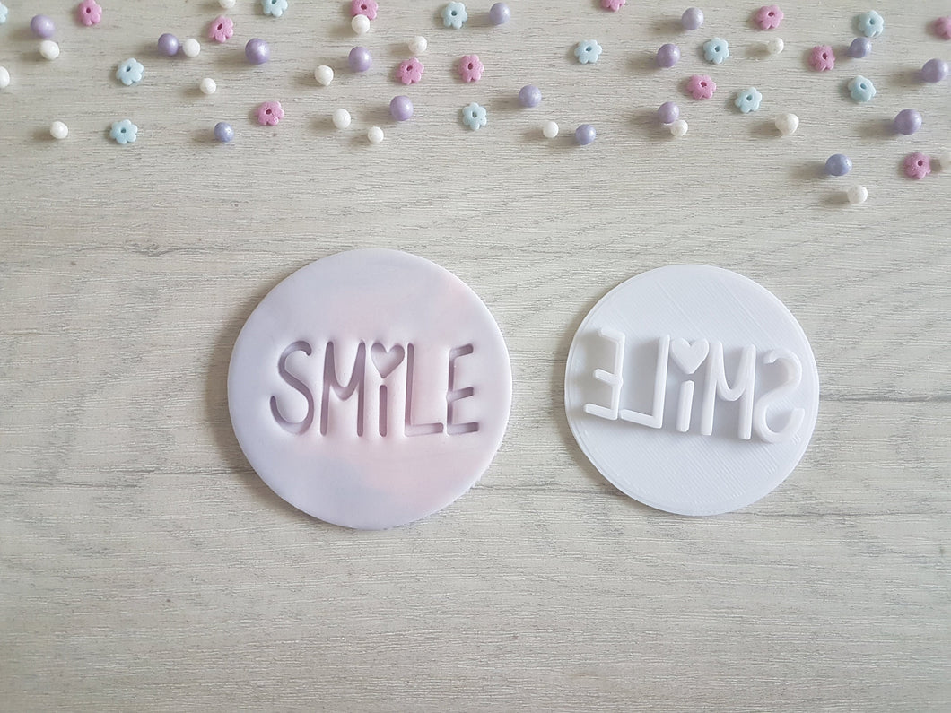Smile Embosser Stamp | Cake Cookie Biscuit Stamp |