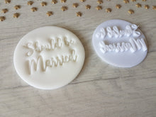 Load image into Gallery viewer, Should be Married Embosser Stamp | Wedding Cake Cookie Soap Pottery Stamp |
