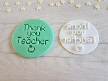 Load image into Gallery viewer, Thank You Teacher Embosser Stamp | Cake Cookie Biscuit Stamp |
