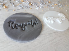 Load image into Gallery viewer, Congrats Graduate Embosser Stamp | Cookie Soap Pottery Stamp |
