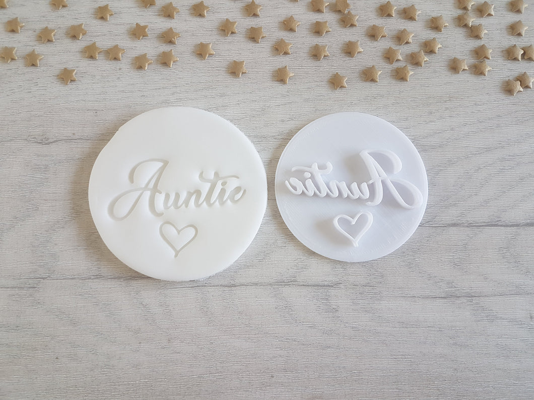 Auntie Embosser Stamp | Mother's Day Gift