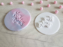 Load image into Gallery viewer, Hey Baby Embosser Stamp | Cake Cookie Soap Pottery Stamp |
