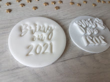 Load image into Gallery viewer, Bring on 2021 Embosser Stamp | Cake Cookie Biscuit Soap Stamp

