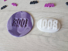 Load image into Gallery viewer, Boo! Halloween Embosser Stamp | Cake Cookie Biscuit Pottery Stamp |
