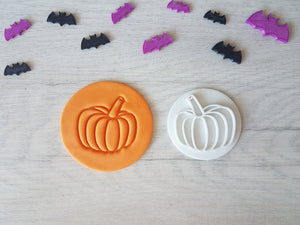 Halloween Pumpkin Embosser Stamp | Cake Cookie Biscuit Pottery Stamp |