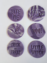 Load image into Gallery viewer, Vampire Teeth Embosser Stamp | Halloween Cake Cookie Biscuit Pottery Stamp |
